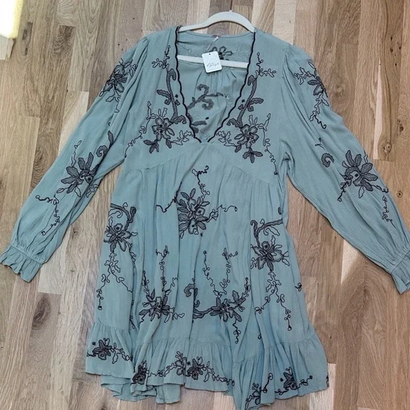 Free People Embroidered Dress - Picture 3 of 5